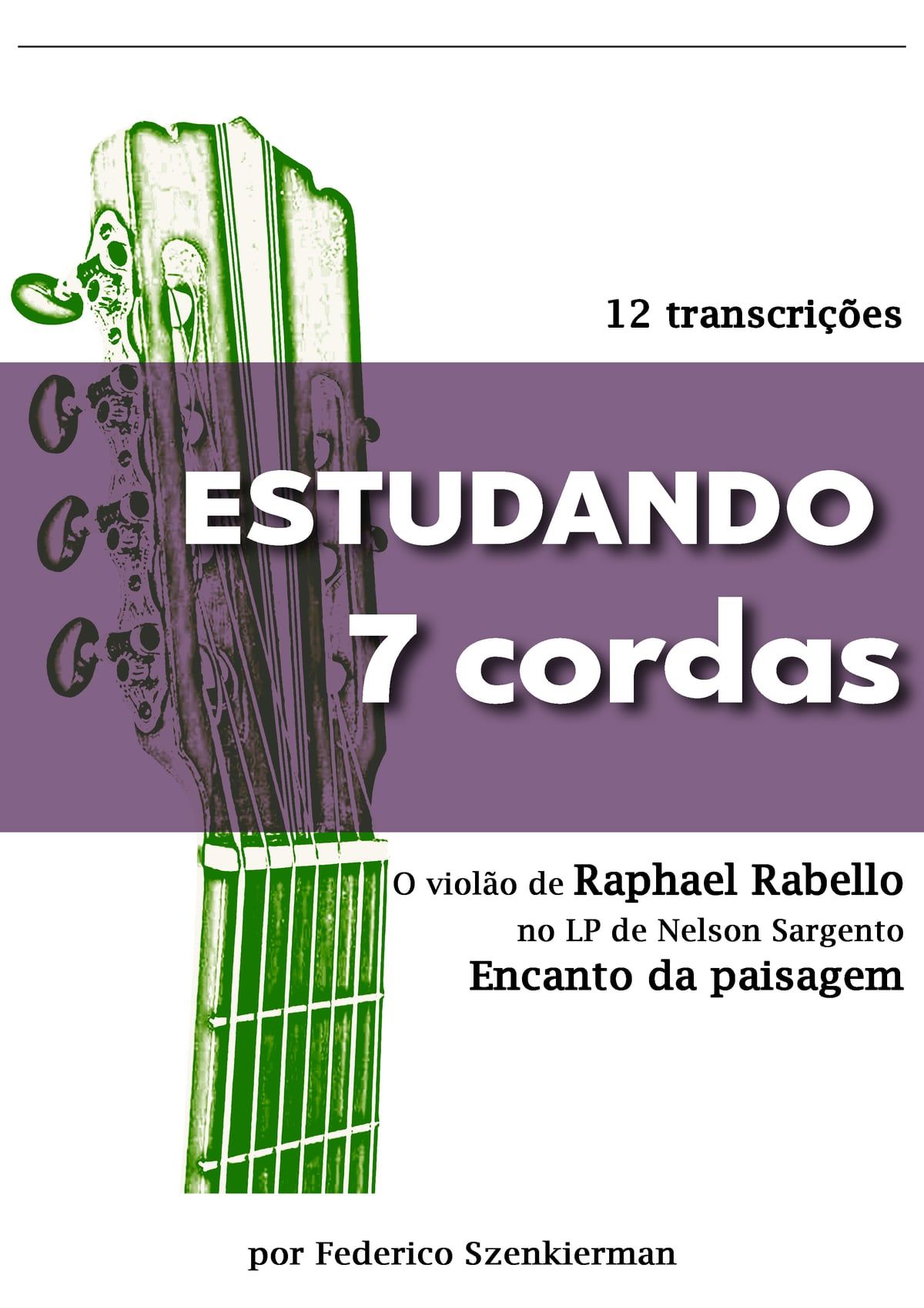 Tapa de Estudando 7 Cordas: Encanto da Paisagem